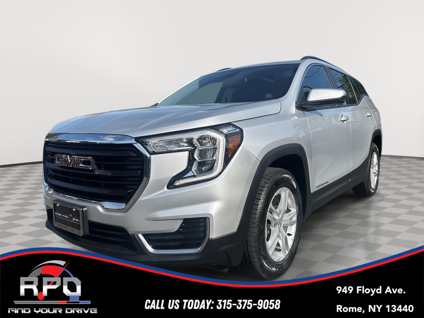 Quicksilver Metallic 2022 GMC Terrain SUV / Crossover All-Wheel Drive 9-Speed Automatic Overdrive
