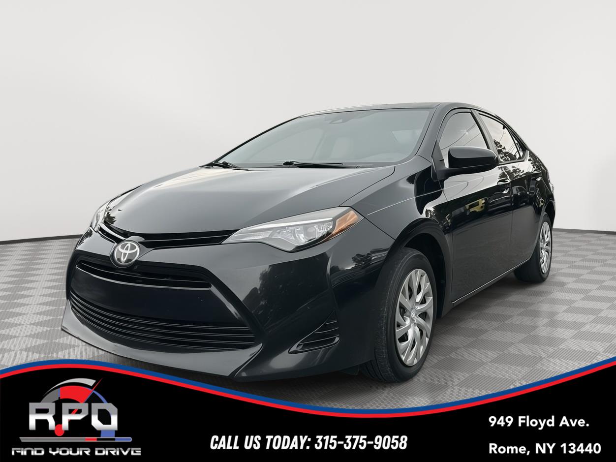 Black Sand Pearl 2017 Toyota Corolla Sedan Front-Wheel Drive Continuously Variable Transmission