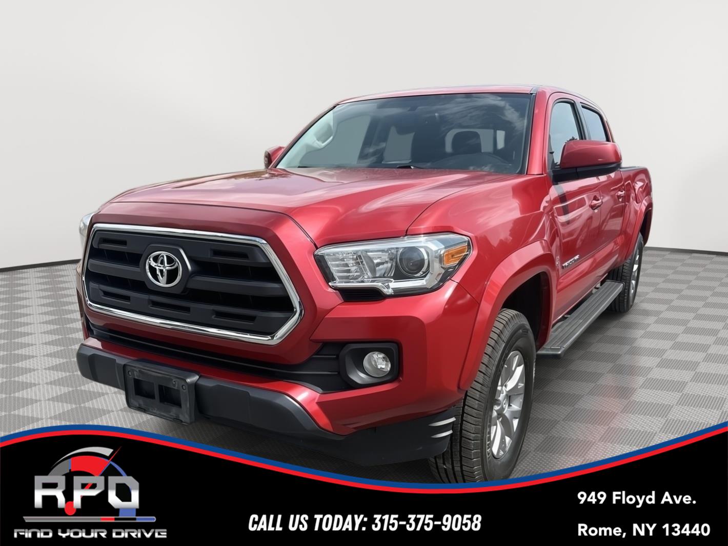 Barcelona Red Metallic 2017 Toyota Tacoma Pickup Truck Four-Wheel Drive Automatic