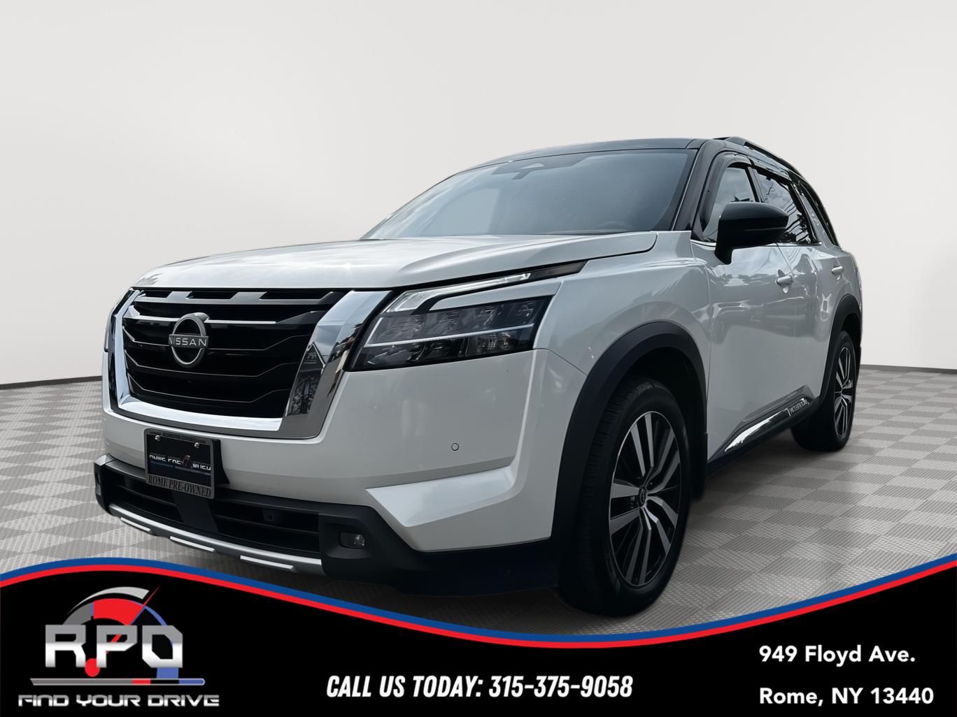 Pearl White Tricoat 2023 Nissan Pathfinder SUV / Crossover All-Wheel Drive Automatic