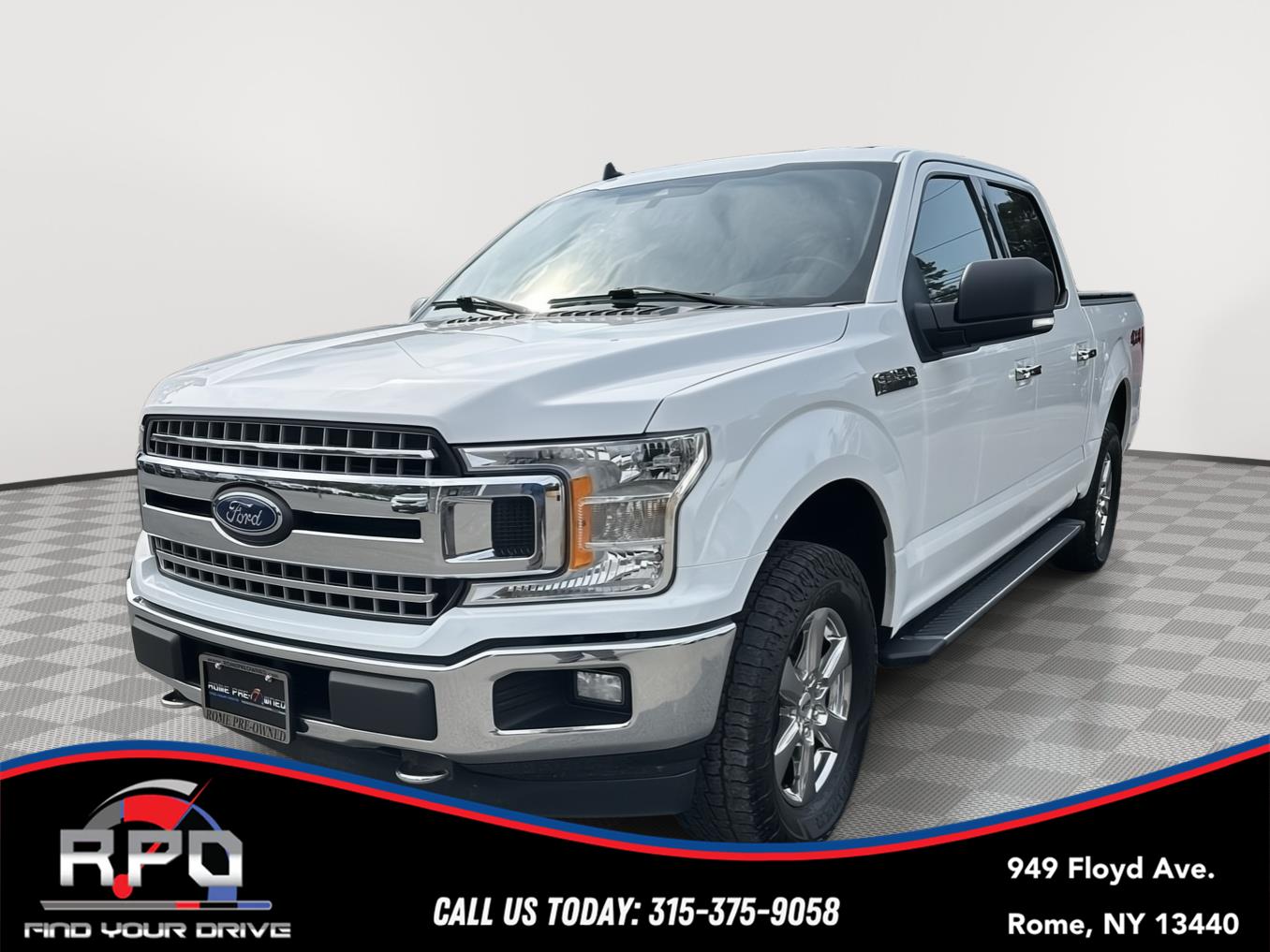 Oxford White 2019 Ford F-150 Pickup Truck Four-Wheel Drive 6-Speed Automatic