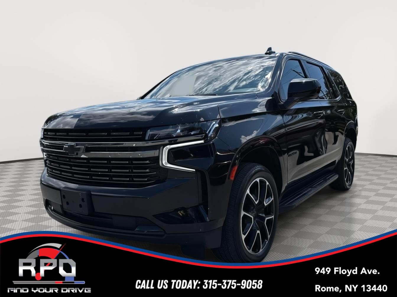 Black 2021 Chevrolet Tahoe SUV / Crossover Four-Wheel Drive Automatic