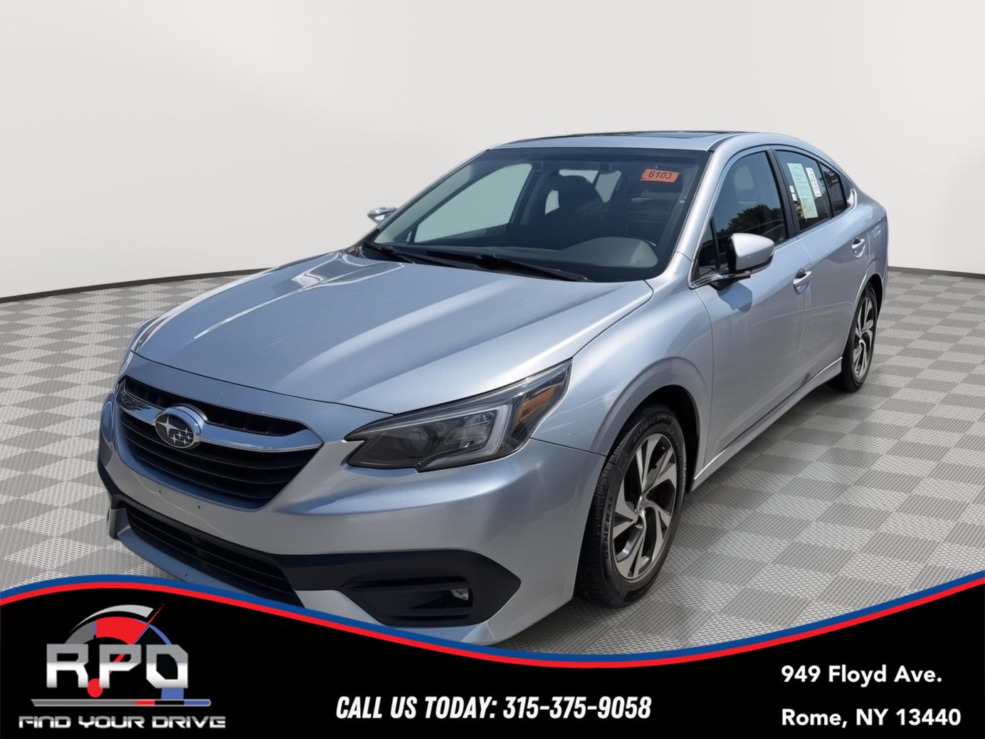 Ice Silver Metallic 2020 Subaru Legacy Sedan All-Wheel Drive Continuously Variable Transmission