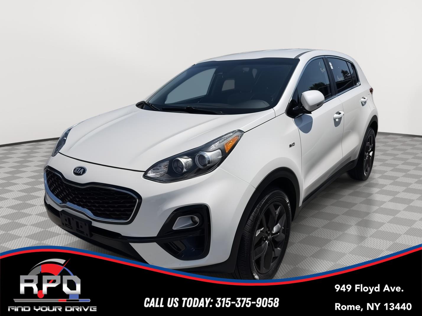 Snow White Pearl 2022 Kia Sportage SUV / Crossover All-Wheel Drive Automatic