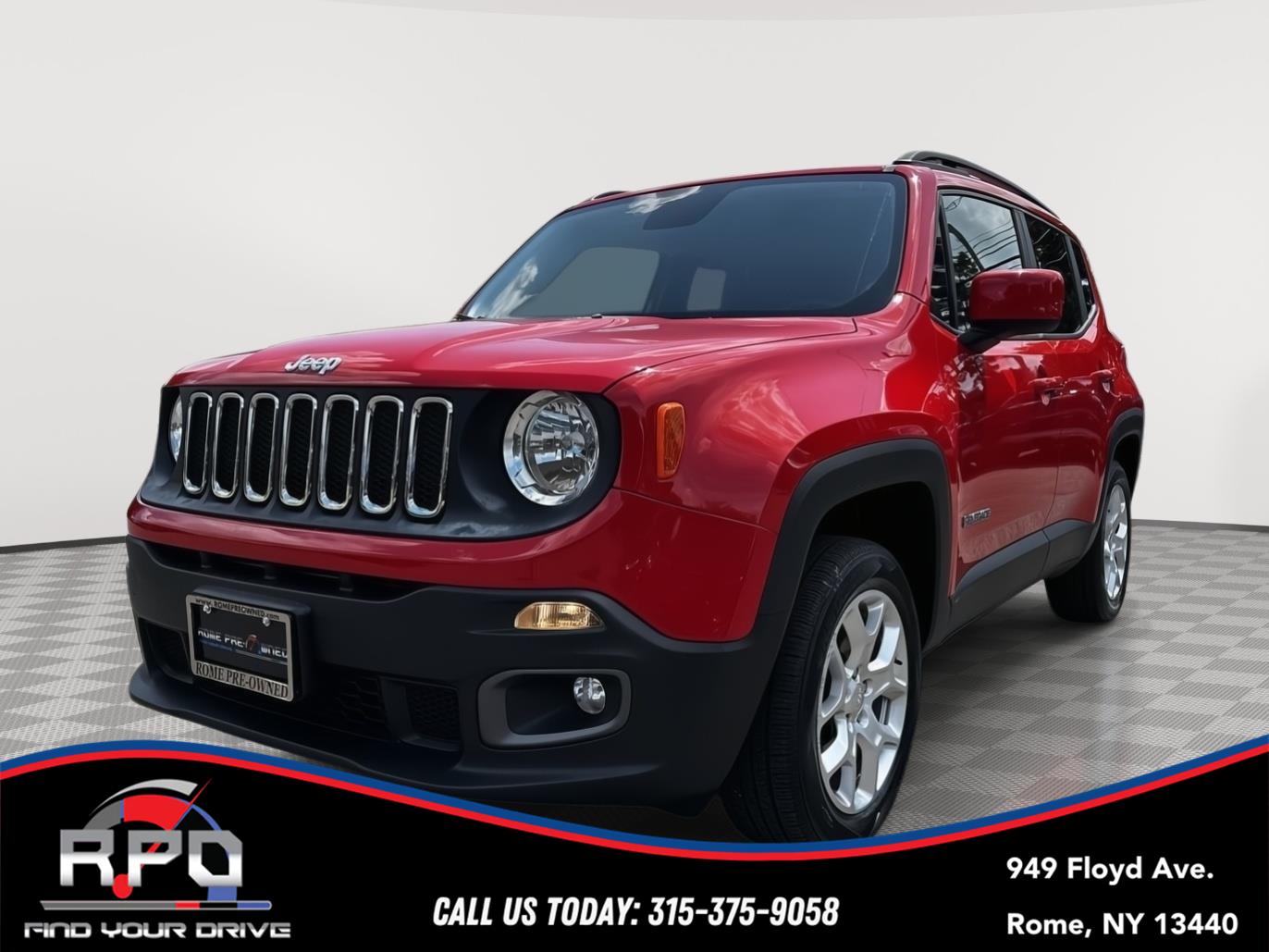 Colorado Red 2017 Jeep Renegade SUV / Crossover Four-Wheel Drive 9-Speed Automatic