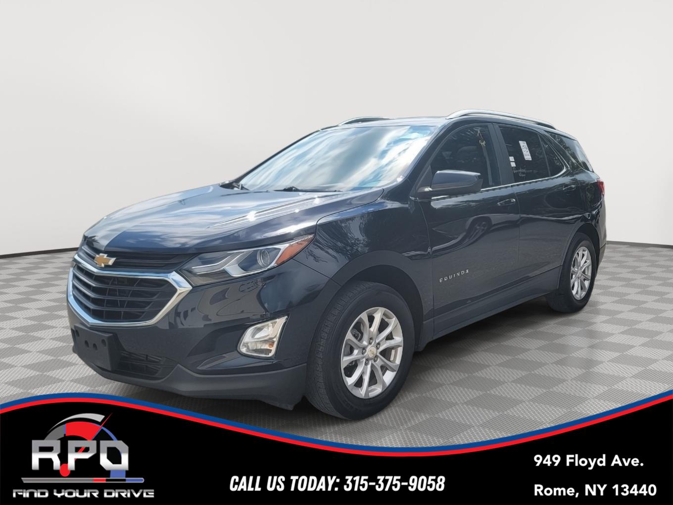 Midnight Blue Metallic 2021 Chevrolet Equinox SUV / Crossover Four-Wheel Drive 6-Speed Automatic Overdrive