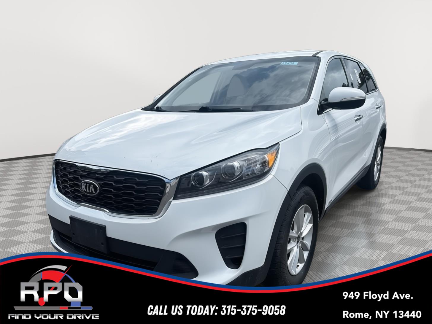 Snow White Pearl 2019 Kia Sorento SUV / Crossover All-Wheel Drive Automatic