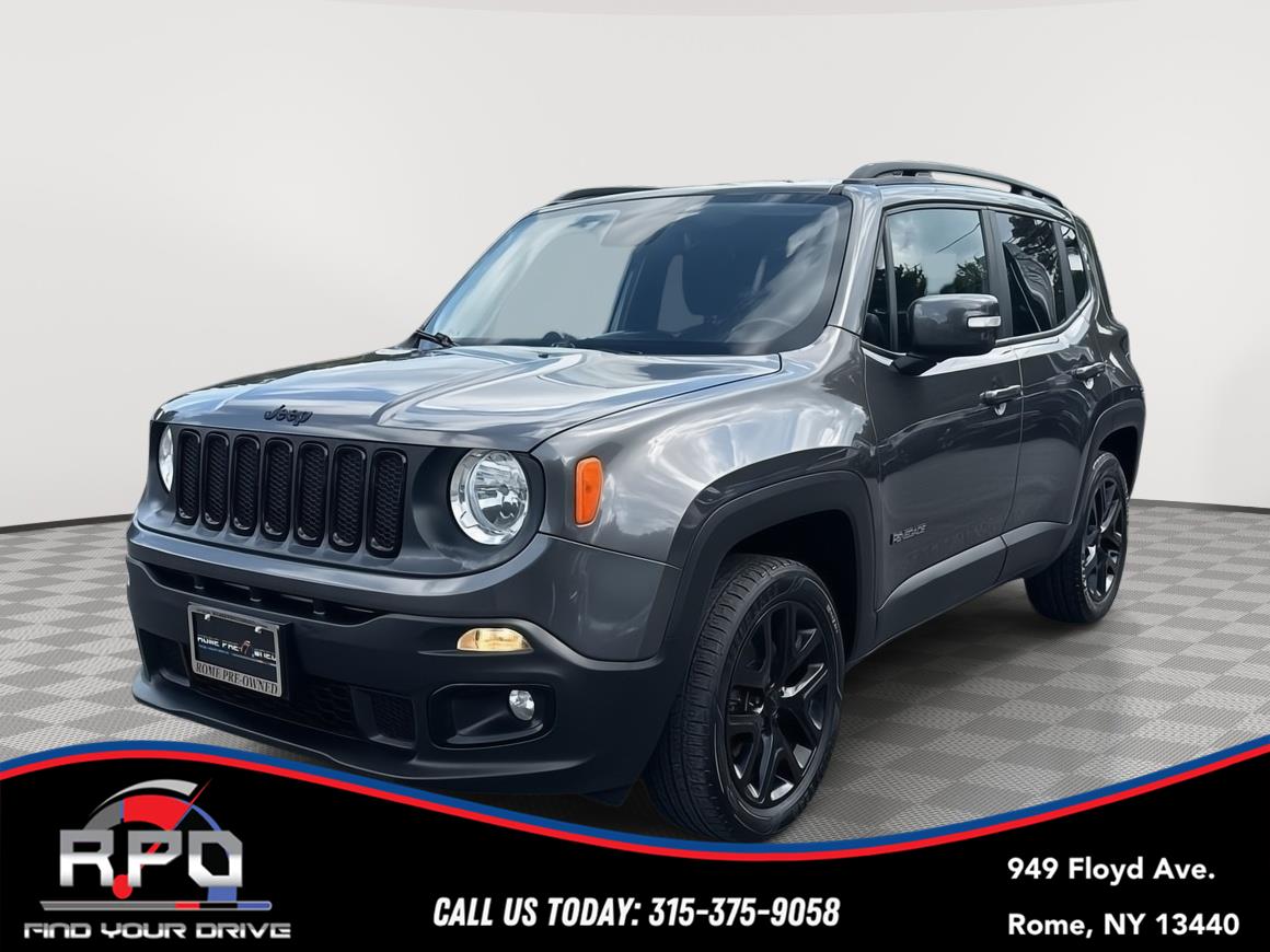 Gray (Granite Crystal Metallic Clearcoat) 2017 Jeep Renegade SUV / Crossover Four-Wheel Drive 9-Speed Automatic