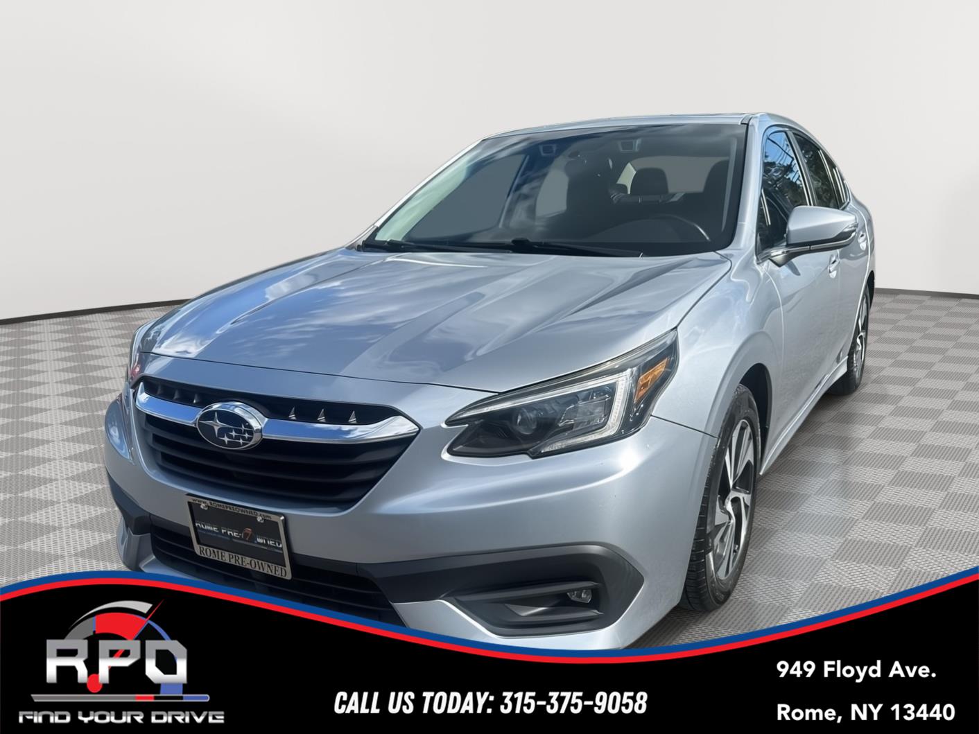 Ice Silver Metallic 2020 Subaru Legacy Sedan All-Wheel Drive Continuously Variable Transmission