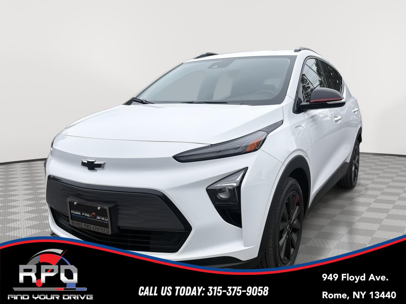 Summit White 2023 Chevrolet Bolt EUV Hatchback Front-Wheel Drive Automatic