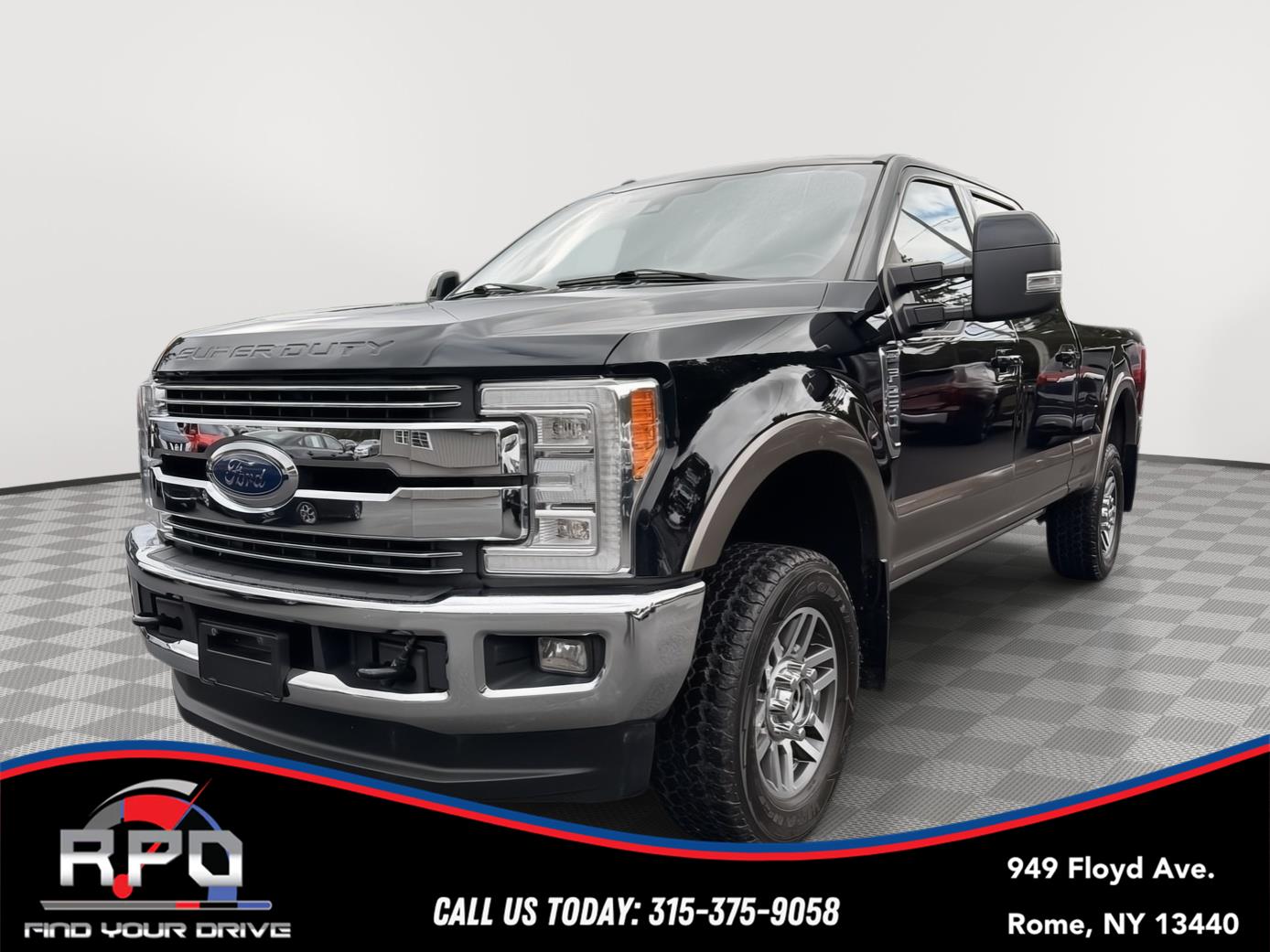 Shadow Black 2018 Ford F-250 Super Duty Pickup Truck Four-Wheel Drive 6-Speed Automatic