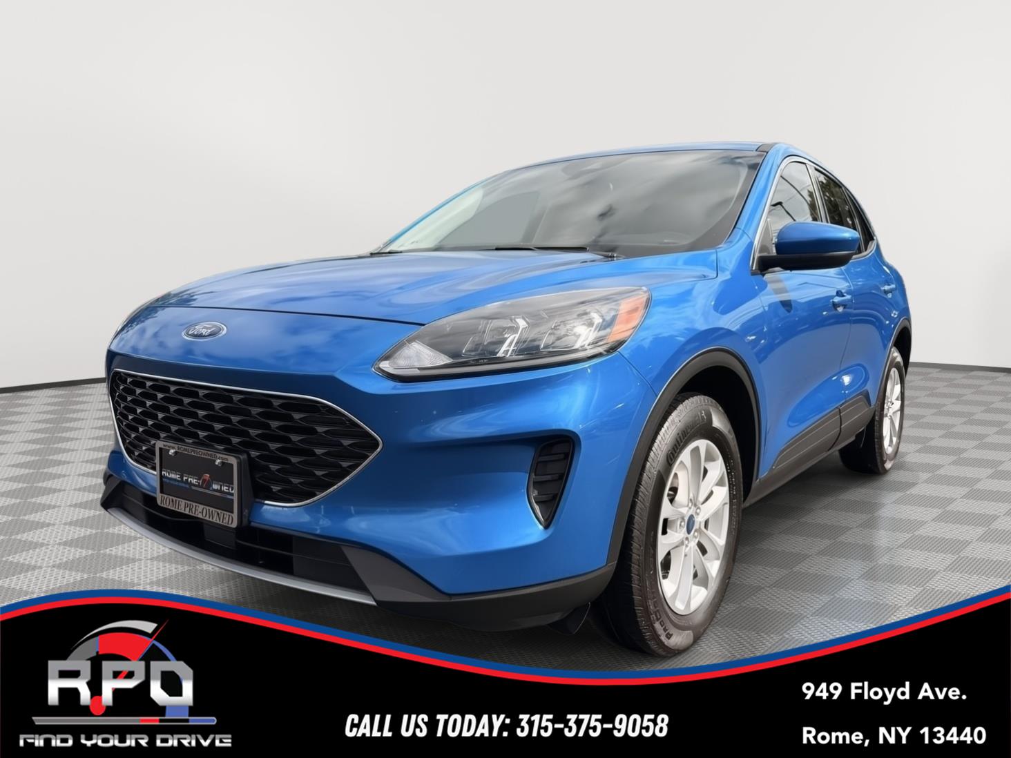 Velocity Blue Metallic 2021 Ford Escape SUV / Crossover All-Wheel Drive 8-Speed Automatic