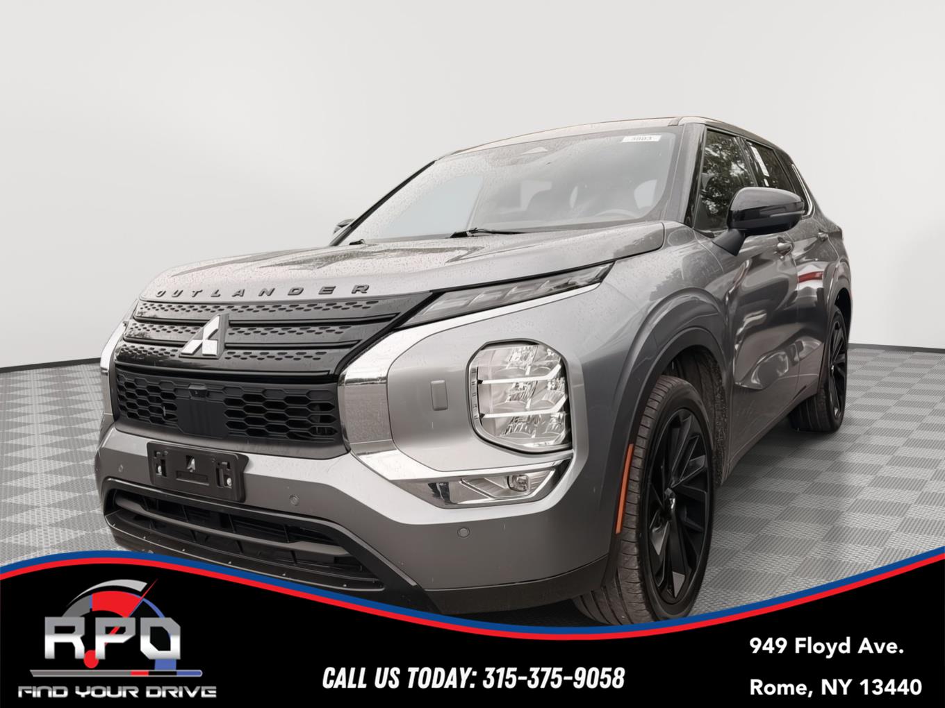 Mercury Gray Metallic 2024 Mitsubishi Outlander SUV / Crossover All-Wheel Drive Continuously Variable Transmission