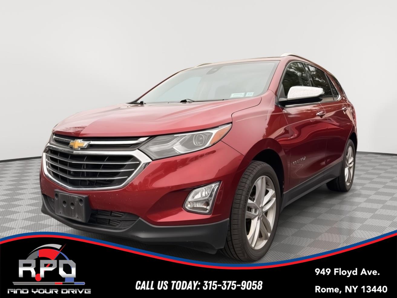 Cajun Red Tintcoat 2018 Chevrolet Equinox SUV / Crossover Four-Wheel Drive 6-Speed Automatic Overdrive