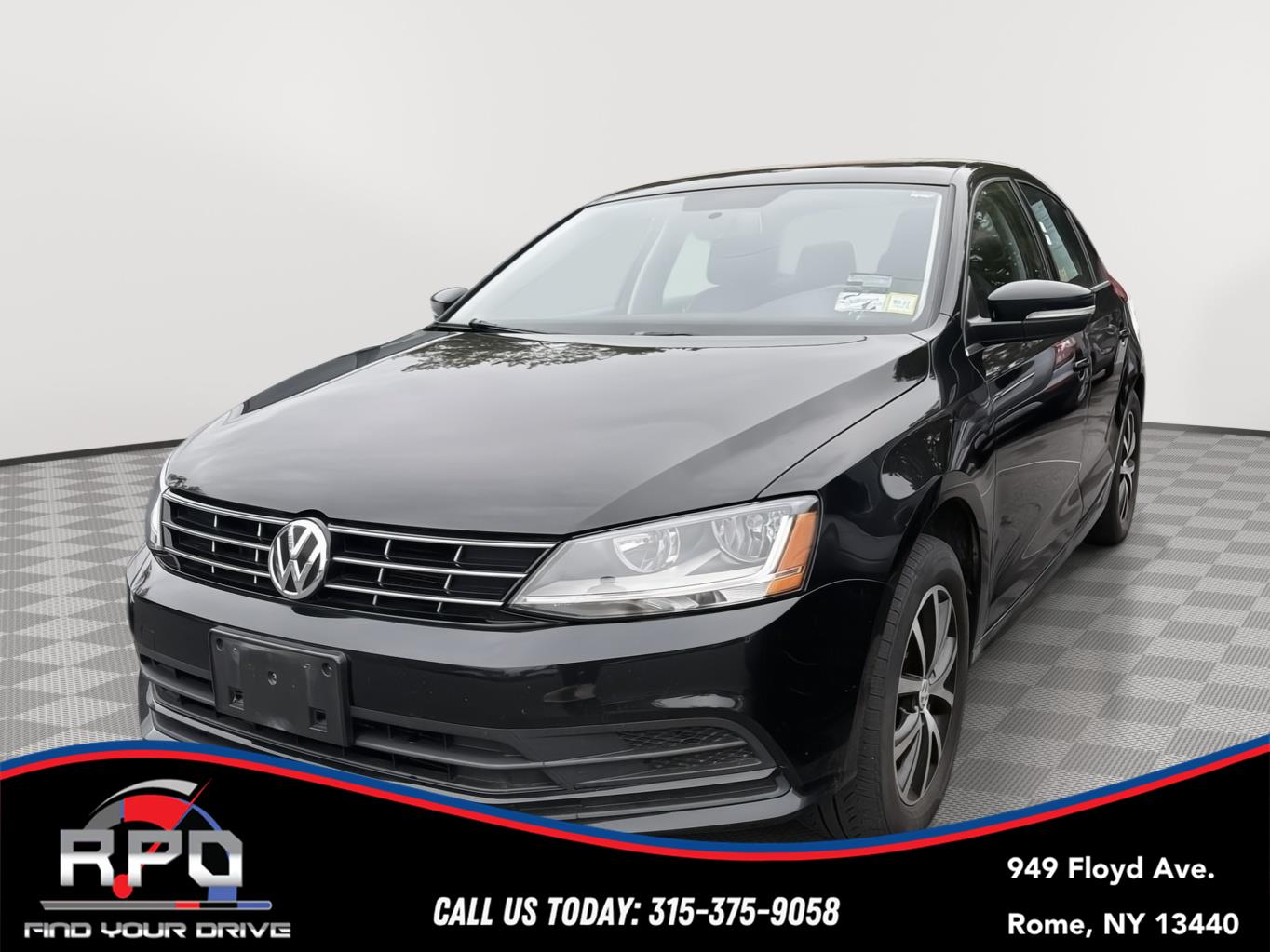 Black Uni 2018 Volkswagen Jetta Sedan Front-Wheel Drive Automatic