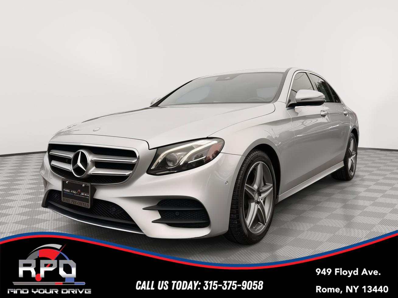Iridium Silver Metallic 2017 Mercedes-Benz E-Class Sedan All-Wheel Drive Automatic