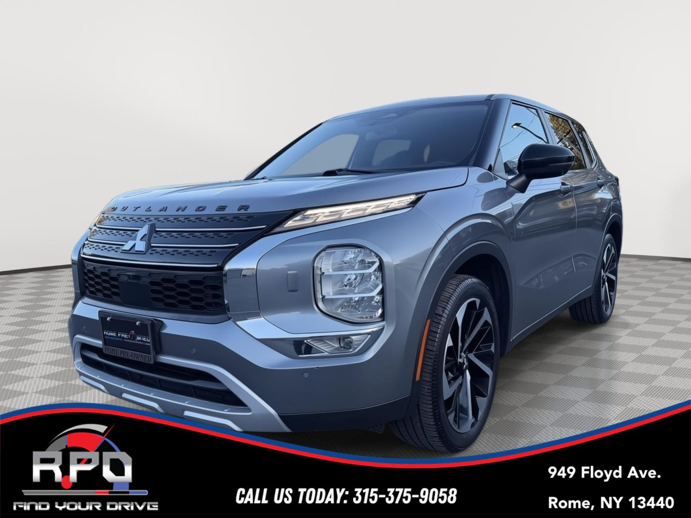 Mercury Gray Metallic 2022 Mitsubishi Outlander SUV / Crossover All-Wheel Drive Continuously Variable Transmission