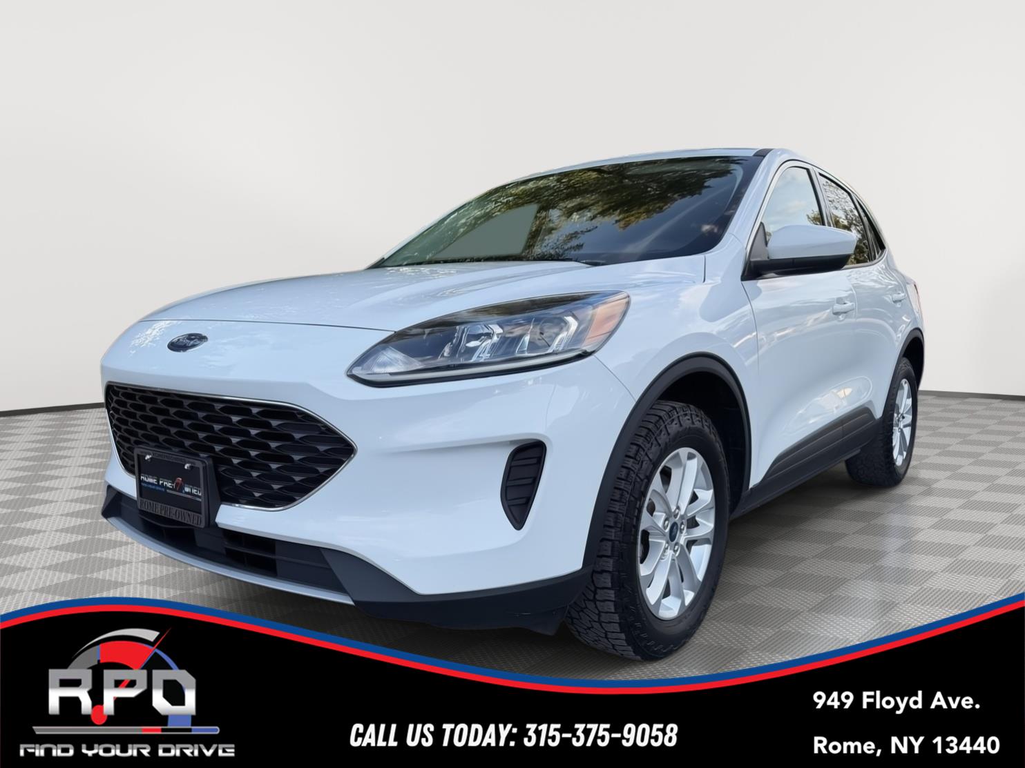 Oxford White 2021 Ford Escape SUV / Crossover All-Wheel Drive 8-Speed Automatic