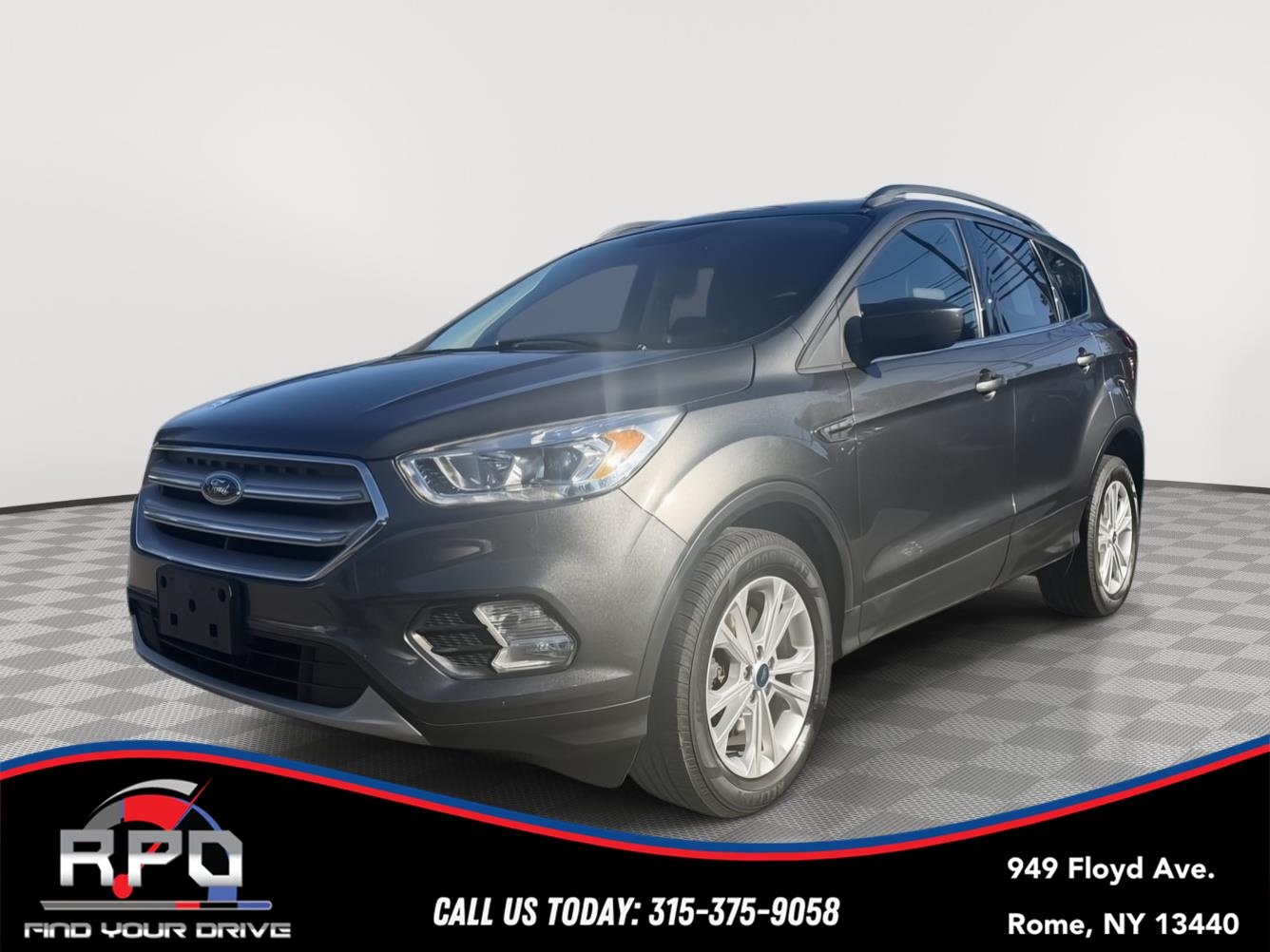 Gray (Magnetic Metallic) 2019 Ford Escape SUV / Crossover All-Wheel Drive 6-Speed Automatic