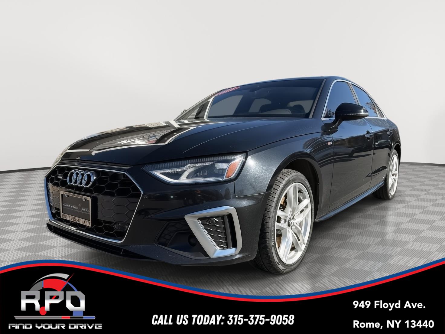 Mythos Black Metallic 2021 Audi A4 Sedan All-Wheel Drive Automatic