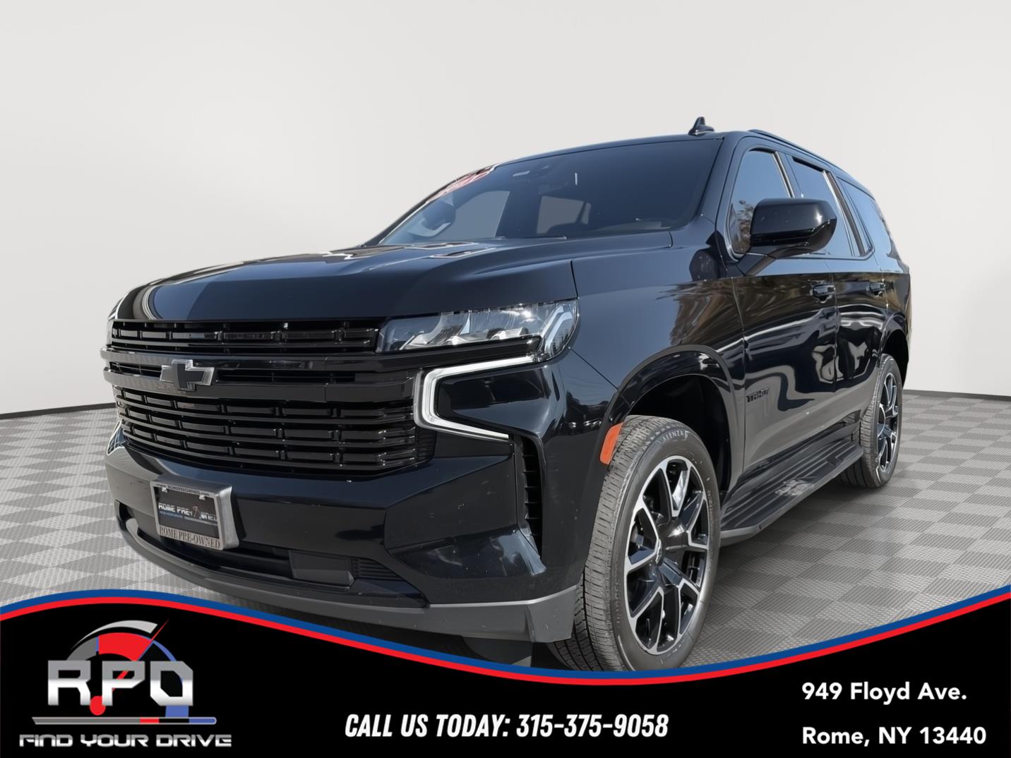 Black 2021 Chevrolet Tahoe SUV / Crossover Four-Wheel Drive Automatic