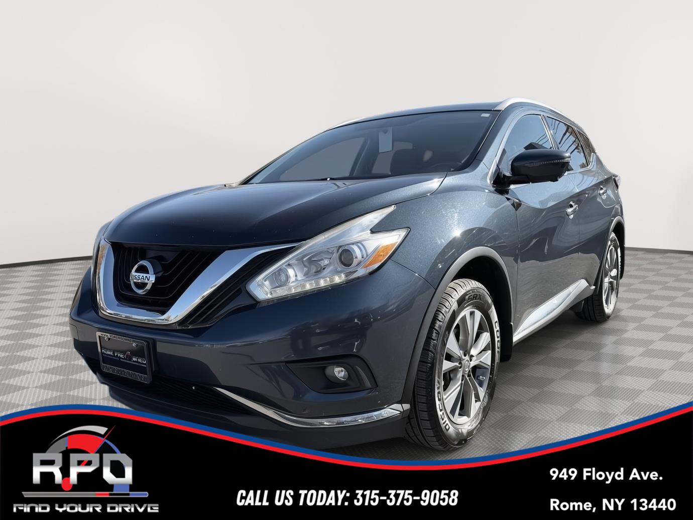 Arctic Blue Metallic 2017 Nissan Murano SUV / Crossover All-Wheel Drive Continuously Variable Transmission