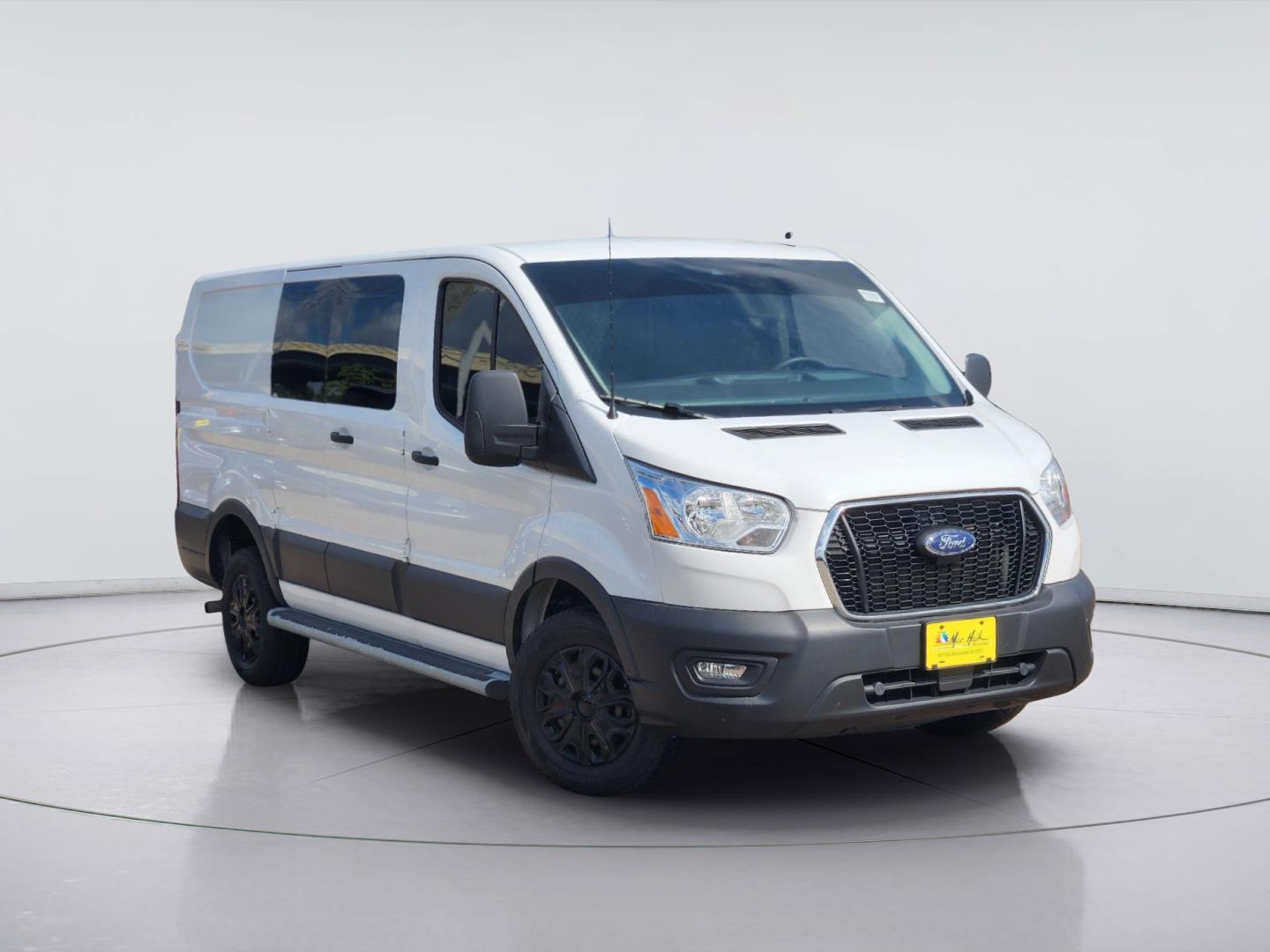 Oxford White 2022 Ford Transit Cargo Van Rear-Wheel Drive Automatic