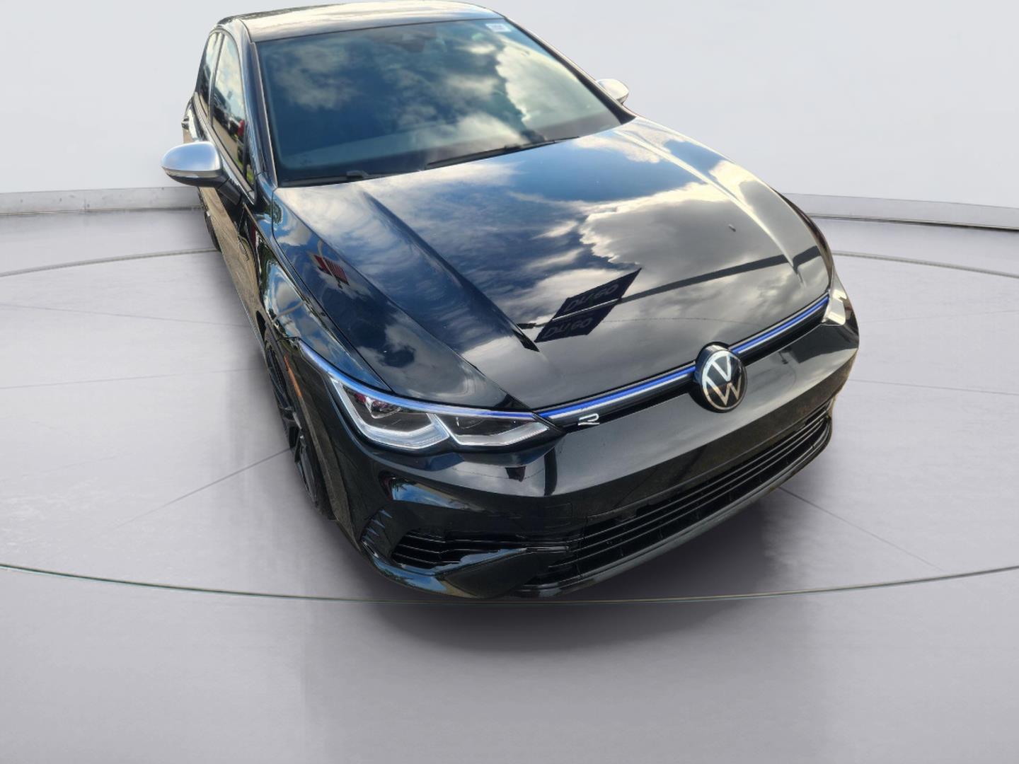 Mythos Black Metallic 2024 Volkswagen Golf R Hatchback All-Wheel Drive Automatic