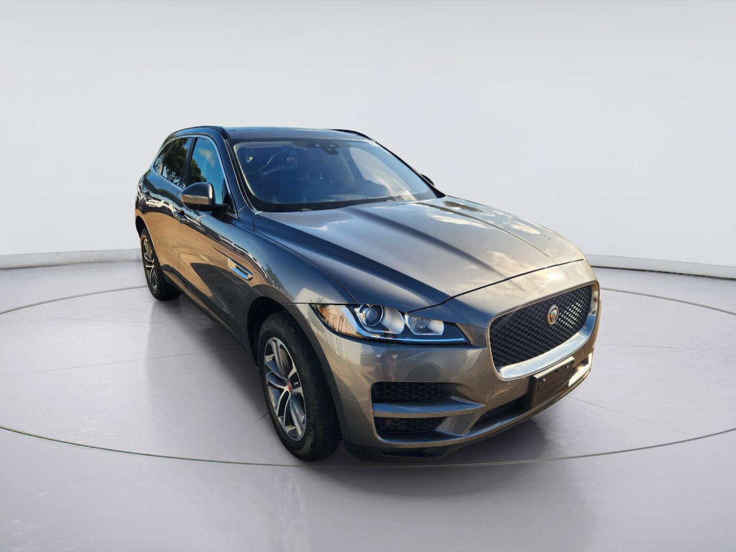 Gray (Corris Grey Metallic) 2019 Jaguar F-PACE SUV / Crossover All-Wheel Drive Automatic