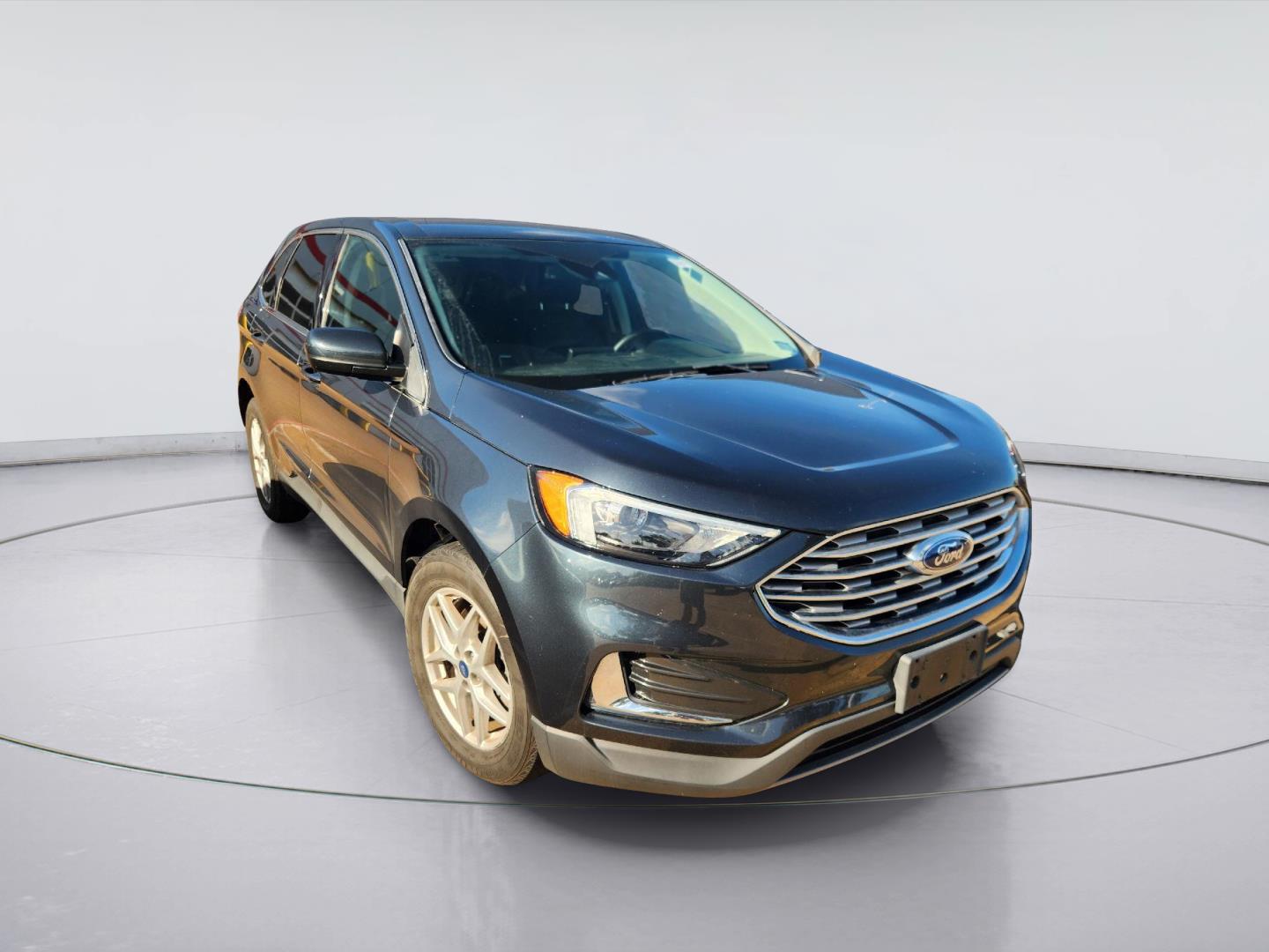 Stone Blue 2022 Ford Edge SUV / Crossover All-Wheel Drive 8-Speed Automatic