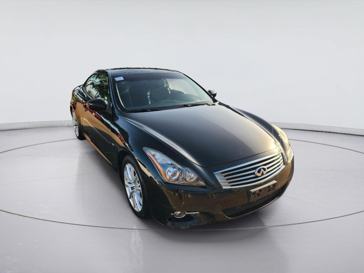 Black 2014 INFINITI Q60 Coupe