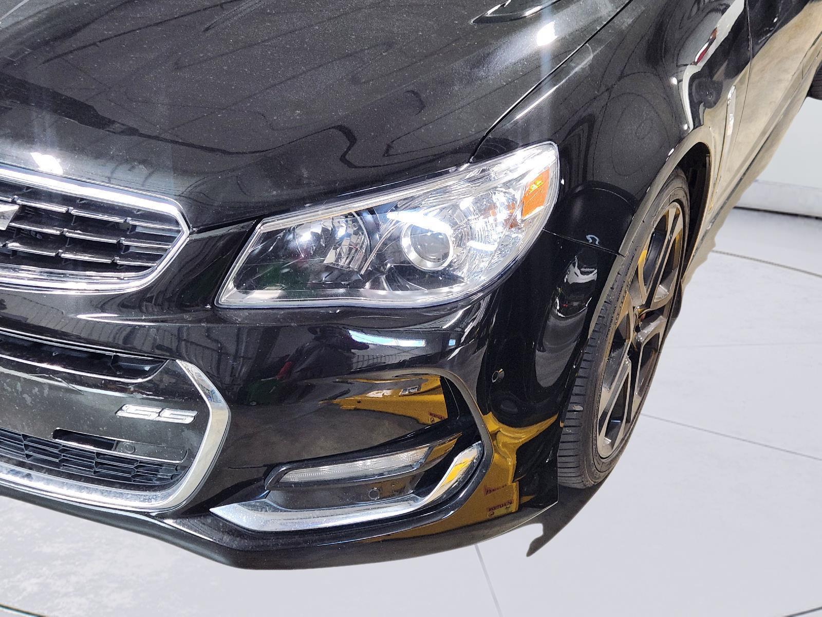 Phantom Black Metallic 2016 Chevrolet SS Sedan Rear-Wheel Drive 6-Speed Automatic