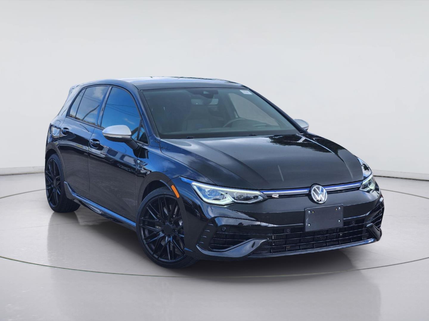 Mythos Black Metallic 2024 Volkswagen Golf R Hatchback All-Wheel Drive Automatic