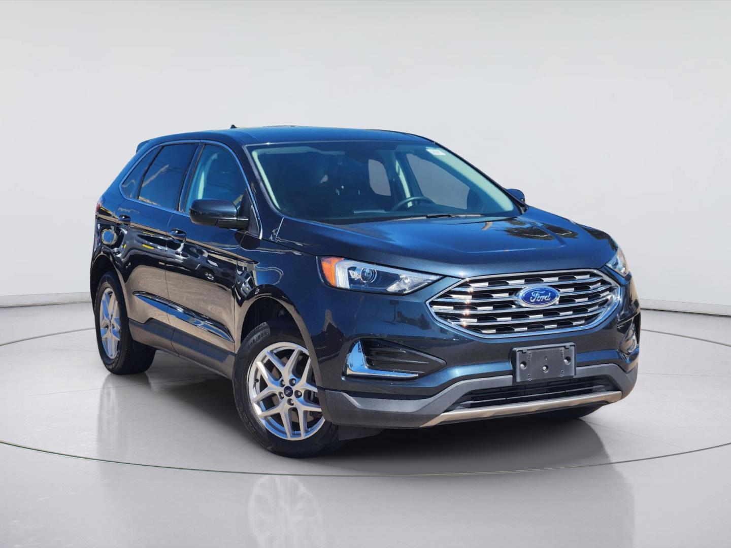 Stone Blue 2022 Ford Edge SUV / Crossover All-Wheel Drive 8-Speed Automatic