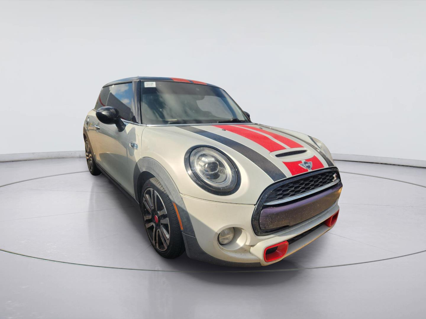 White Silver Metallic 2019 MINI Cooper Hatchback Front-Wheel Drive Manual