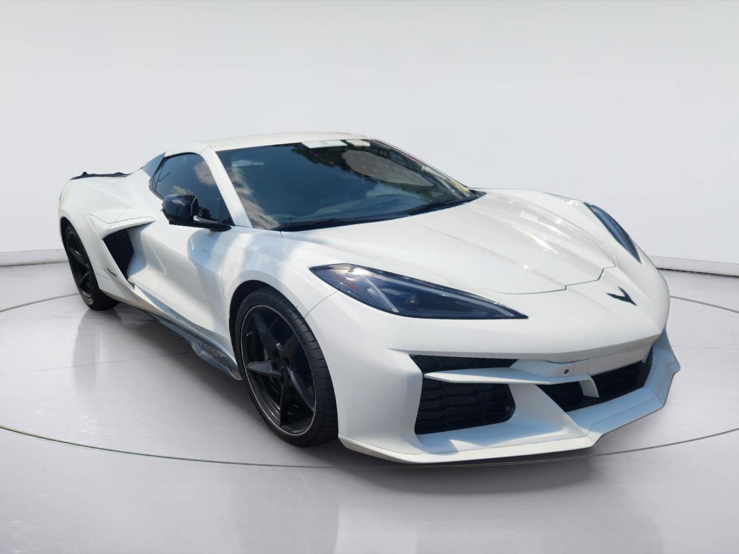 Arctic White 2025 Chevrolet Corvette E-Ray Convertible All-Wheel Drive 8-Speed Dual Clutch