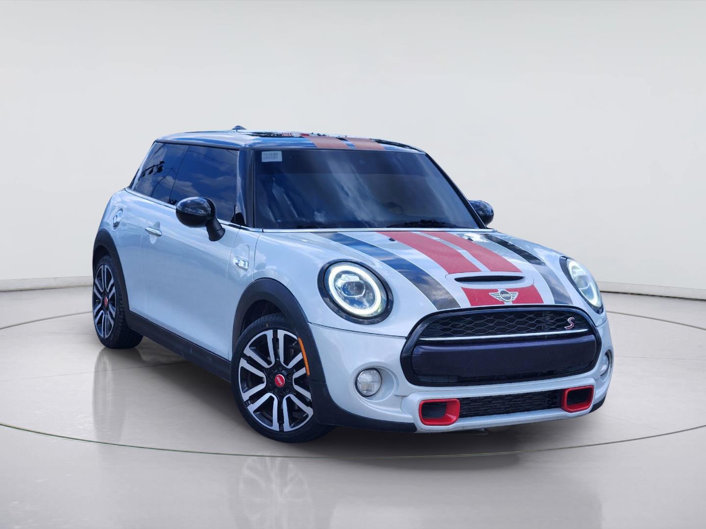 White Silver Metallic 2019 MINI Cooper Hatchback Front-Wheel Drive Manual