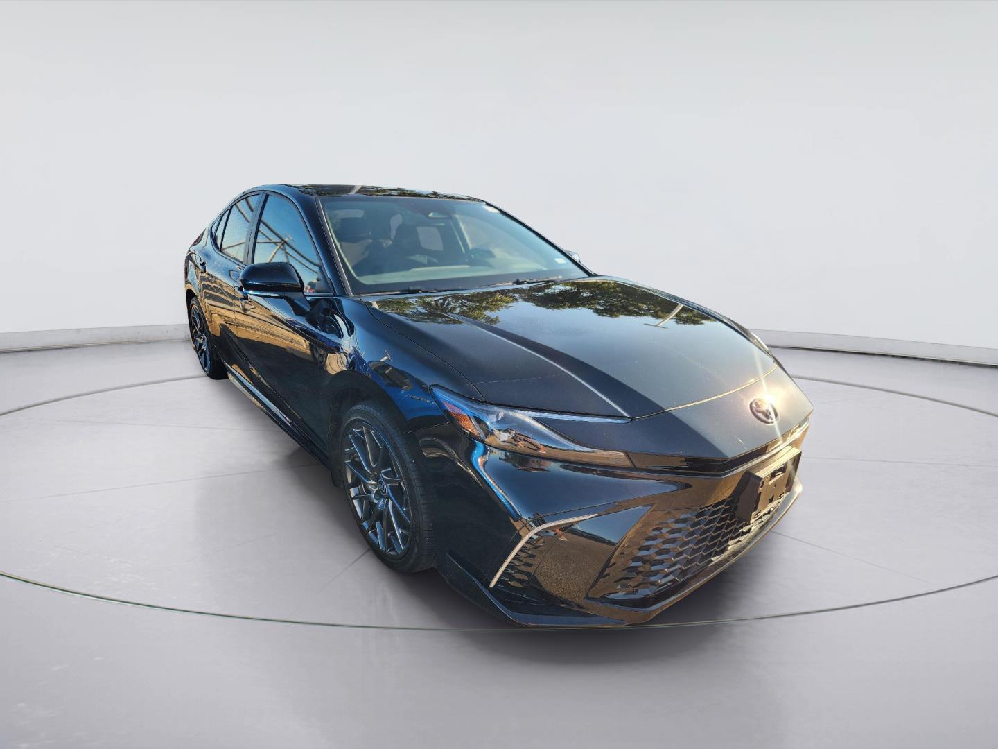 Midnight Black Metallic 2025 Toyota Camry Sedan Front-Wheel Drive Continuously Variable Transmission