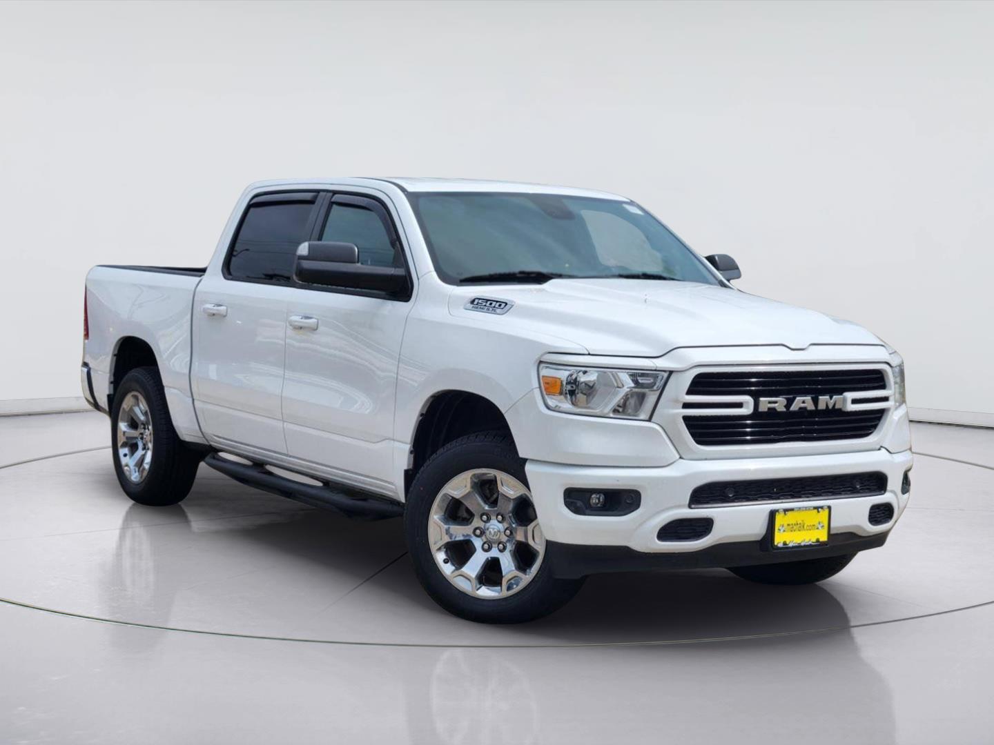 Bright White Clearcoat 2020 RAM 1500 Lone Star Crew Cab RWD Pickup Truck 4X2 8-Speed Automatic