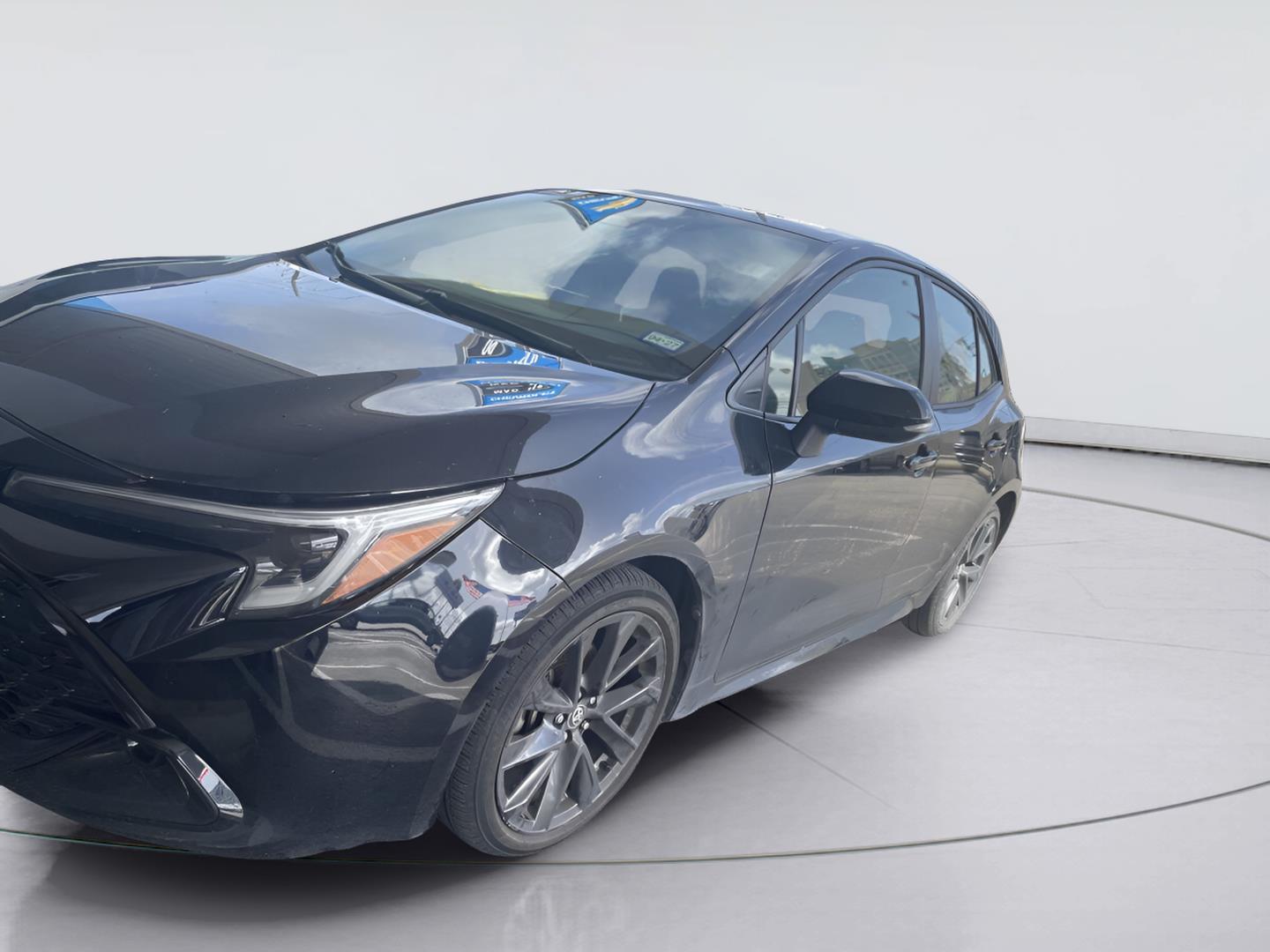Midnight Black Metallic 2024 Toyota Corolla Hatchback Hatchback Front-Wheel Drive Continuously Variable Transmission