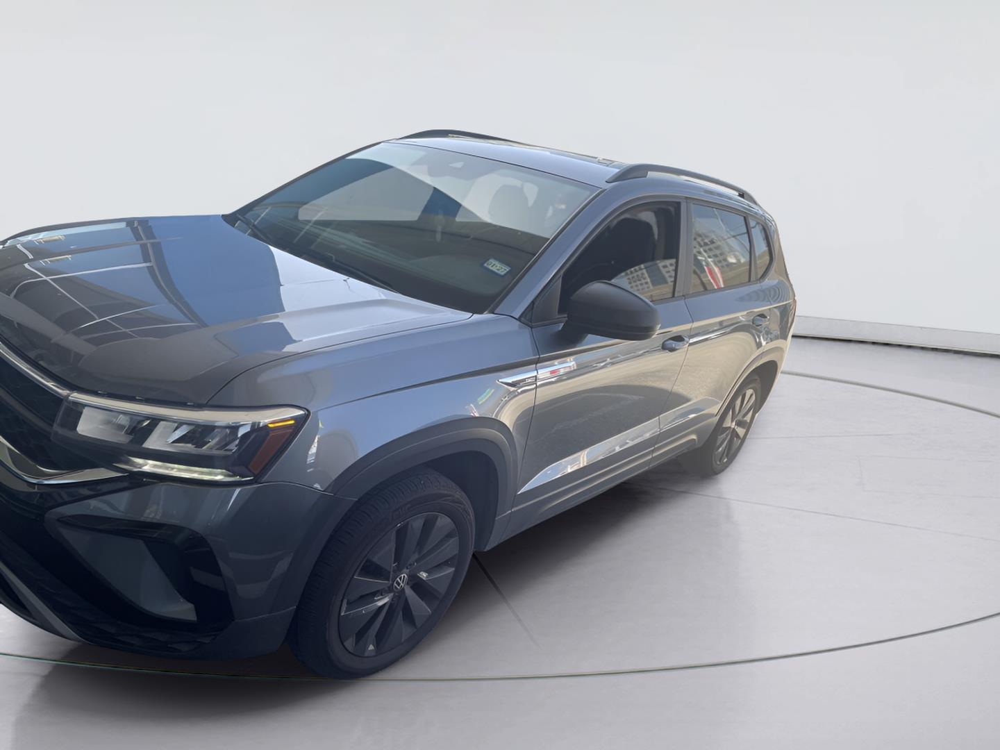 Platinum Gray Metallic 2023 Volkswagen Taos SUV / Crossover Front-Wheel Drive Automatic