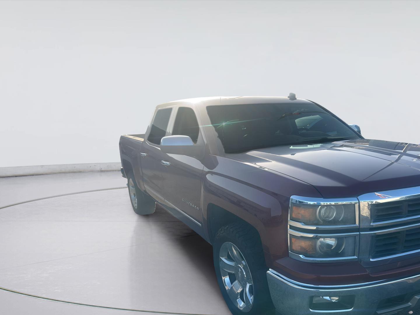 Red 2014 Chevrolet Silverado 1500 Pickup Truck Four-Wheel Drive