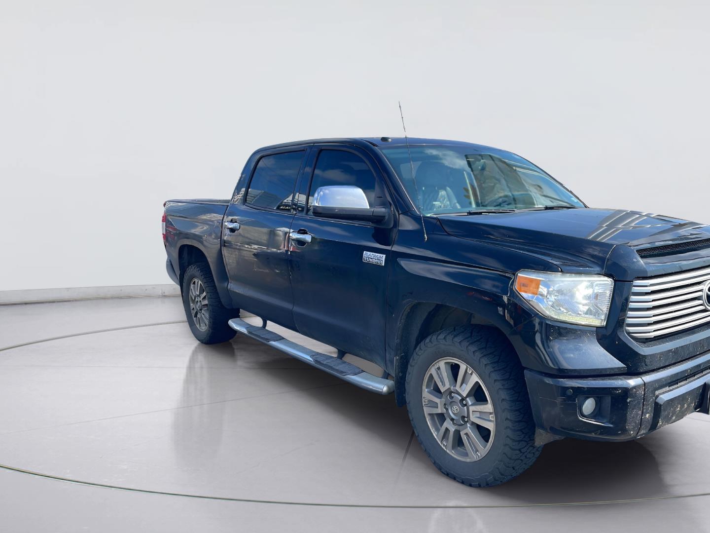Midnight Black Metallic 2017 Toyota Tundra Pickup Truck Four-Wheel Drive Automatic