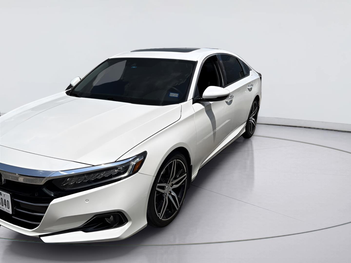 Platinum White Pearl 2021 Honda Accord Sedan Front-Wheel Drive Automatic