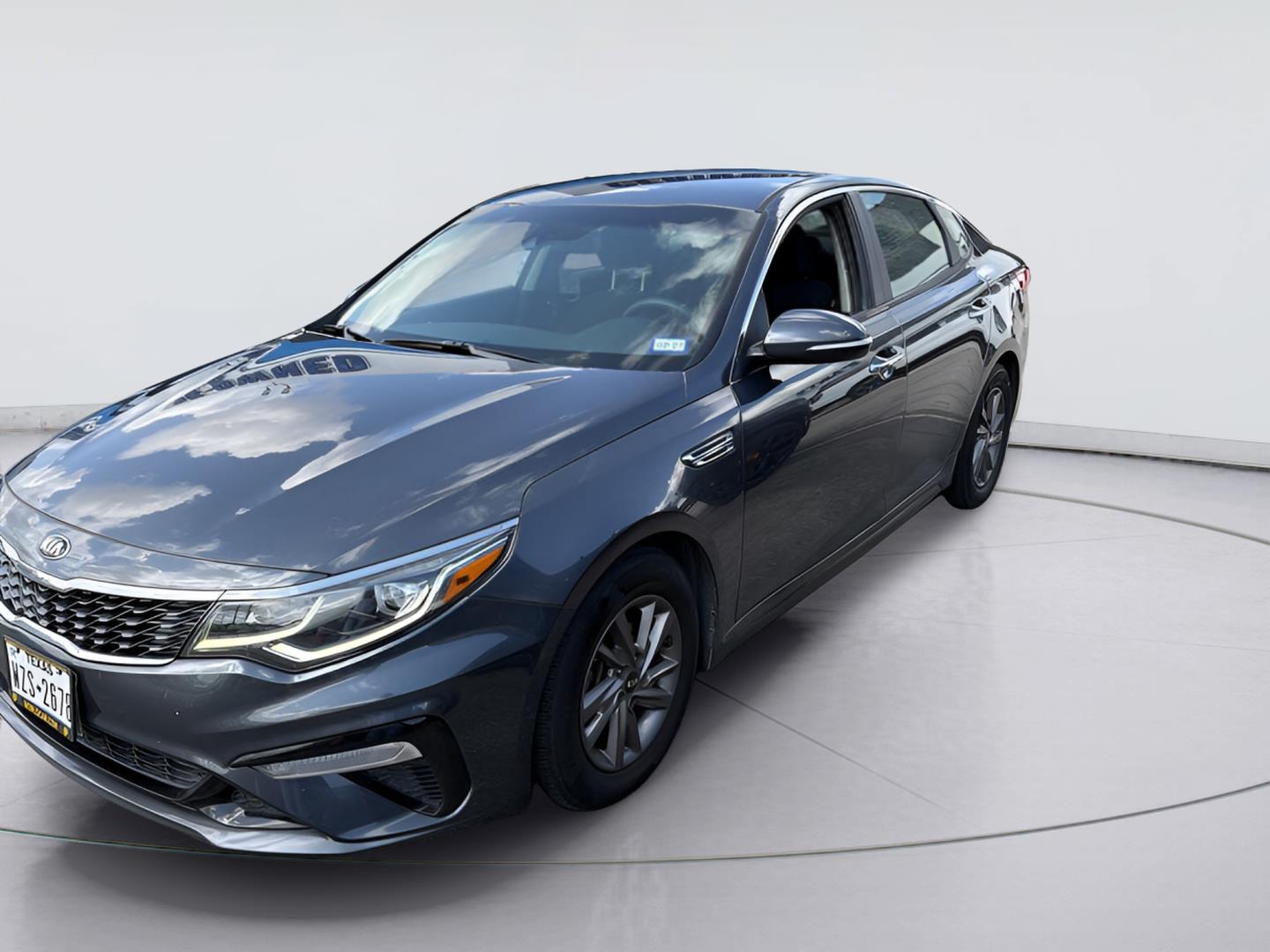 Gravity Gray 2020 Kia Optima Sedan Front-Wheel Drive 6-Speed Automatic