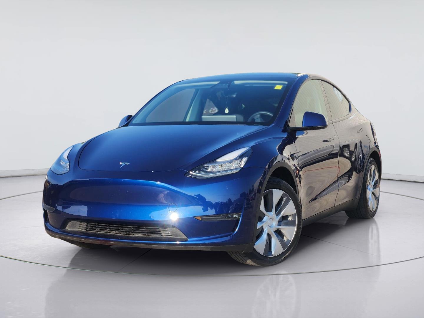 Deep Blue Metallic 2021 Tesla Model Y SUV / Crossover All-Wheel Drive Automatic