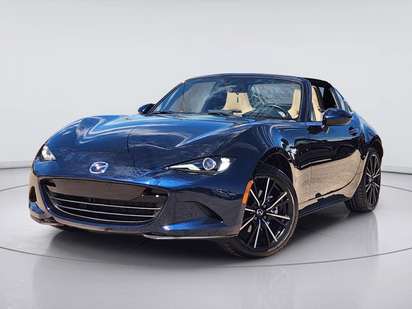 Deep Crystal Blue Mica 2025 Mazda MX-5 Miata Convertible Rear-Wheel Drive Manual