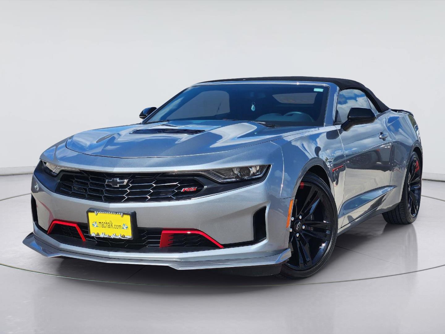 Sharkskin Metallic 2023 Chevrolet Camaro Convertible Rear-Wheel Drive Automatic