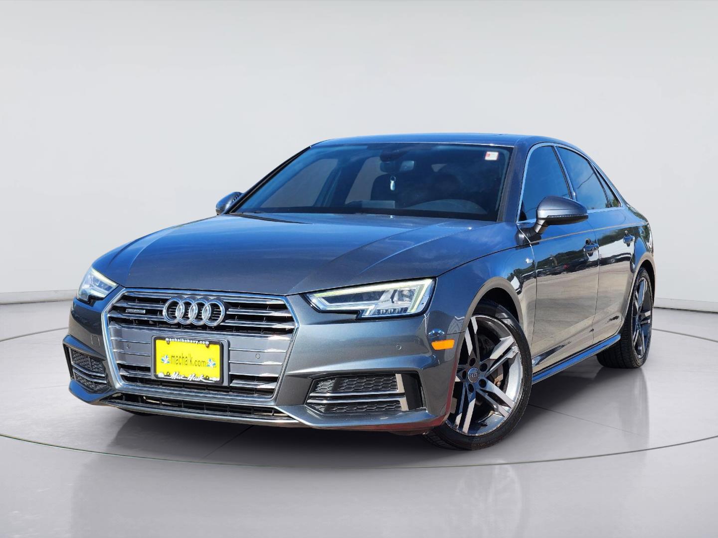 Manhattan Gray Metallic 2018 Audi A4 Sedan All-Wheel Drive Automatic