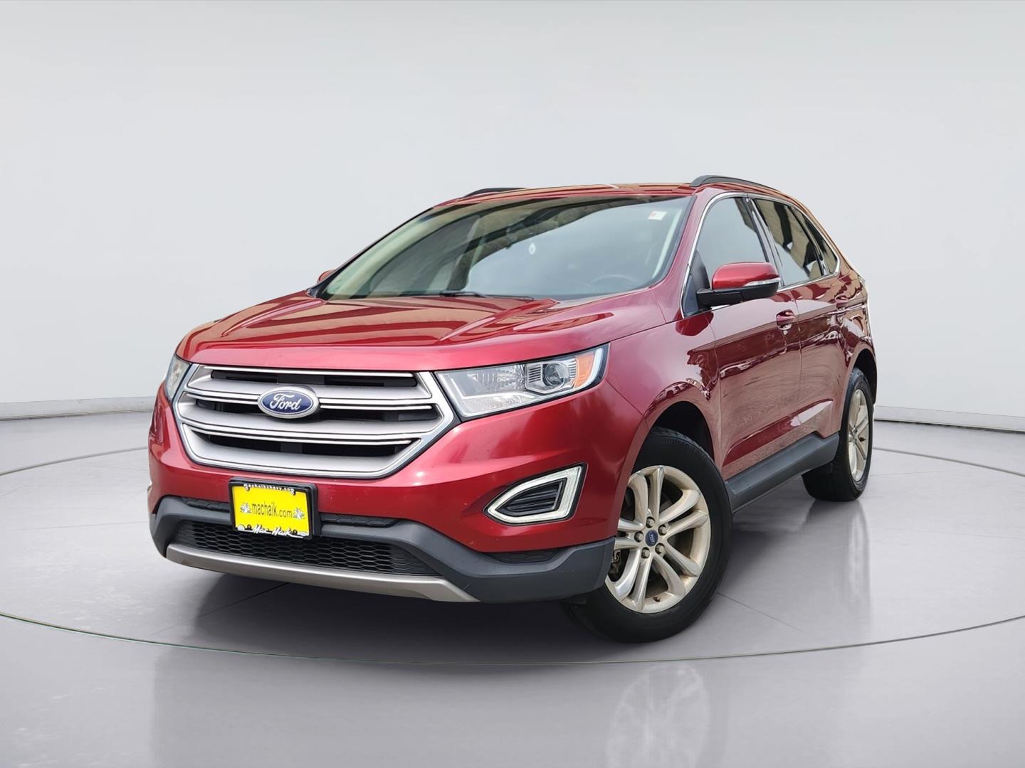 Ruby Red Metallic Tinted Clearcoat 2016 Ford Edge SEL AWD SUV / Crossover All-Wheel Drive 6-Speed Automatic